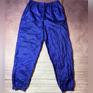 Vintage 80s 90s Blue Nike Windbreaker Athletic Pants Running Jogging Retro Sz XL